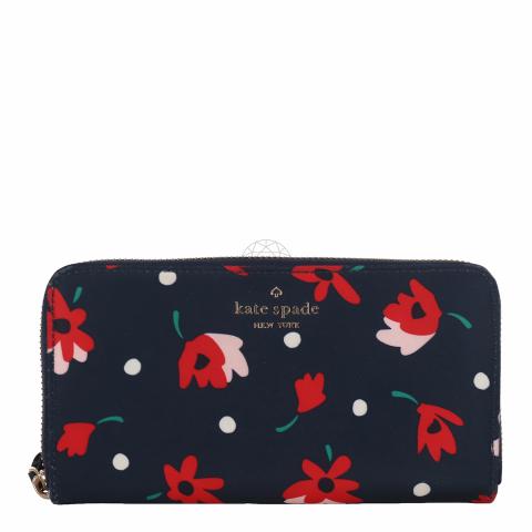 Sell Kate Spade New York Chelsea Whimsy Floral Wallet - Dark Blue